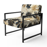 Beige And Champagne Opulent Glam - Glam Accent Slipper Chair
