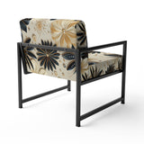 Beige And Champagne Opulent Glam - Glam Accent Slipper Chair