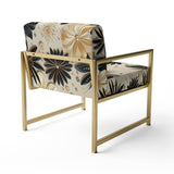 Beige And Champagne Opulent Glam - Glam Accent Slipper Chair