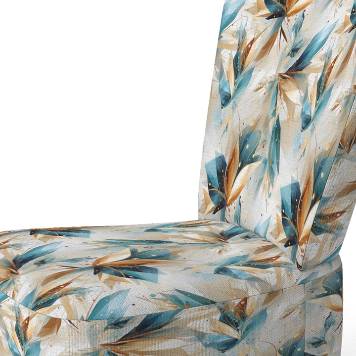 Teal And White Crystal Extravagant Glamour - Glam Arm Chair