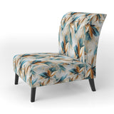 Teal And White Crystal Extravagant Glamour - Glam Arm Chair