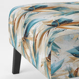 Teal And White Crystal Extravagant Glamour - Glam Arm Chair
