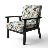 Teal And White Crystal Extravagant Glamour - Glam Arm Chair