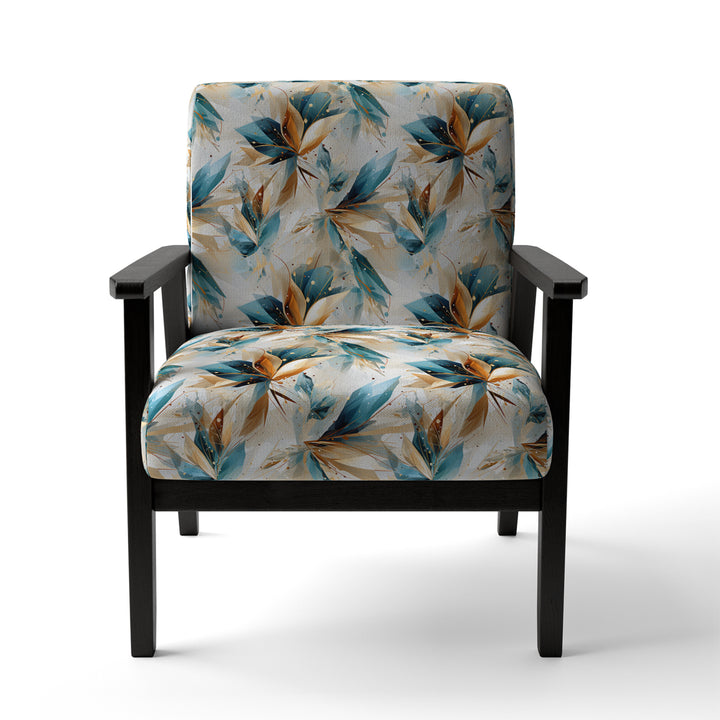 Teal And White Crystal Extravagant Glamour - Glam Arm Chair