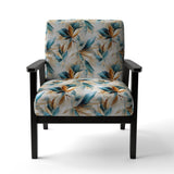 Teal And White Crystal Extravagant Glamour - Glam Arm Chair