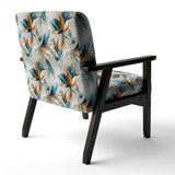 Teal And White Crystal Extravagant Glamour - Glam Arm Chair