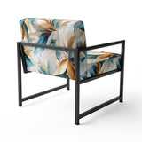 Teal And White Crystal Extravagant Glamour - Glam Arm Chair