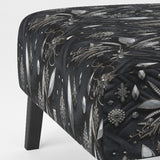 Hollywood Glamour Diamond In Black And White - Glam Accent Side Chair