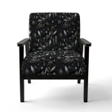 Hollywood Glamour Diamond In Black And White - Glam Accent Side Chair