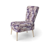 Purple Poppies Harmony- Upholstered Accent Chair