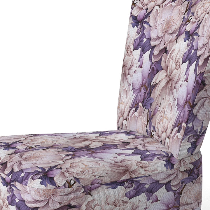 Purple Poppies Harmony- Upholstered Accent Chair
