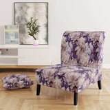 Purple Poppies Harmony- Upholstered Accent Chair