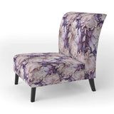 Purple Poppies Harmony- Upholstered Accent Chair