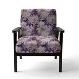 Purple Poppies Harmony- Upholstered Accent Chair