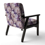 Purple Poppies Harmony- Upholstered Accent Chair