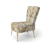 Royal Gilded Ikat Reverie Celebrate - Upholstered Glam Accent Chairs