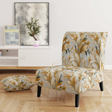 Royal Gilded Ikat Reverie Celebrate - Upholstered Glam Accent Chairs