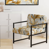 Royal Gilded Ikat Reverie Celebrate - Upholstered Glam Accent Chairs