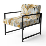 Royal Gilded Ikat Reverie Celebrate - Upholstered Glam Accent Chairs