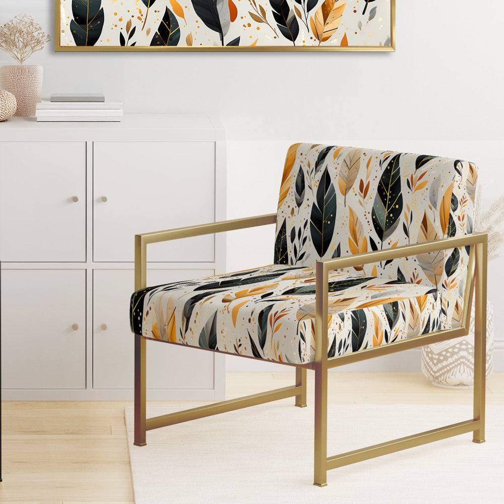 Tribal Fusion Marble Pattern - Glam Arm Chair