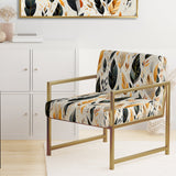 Tribal Fusion Marble Pattern - Glam Arm Chair