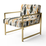 Tribal Fusion Marble Pattern - Glam Arm Chair