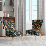 Mindful Contemplation Mediation - Upholstered Cottage Accent Chairs