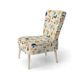 Mcm Abstract Expressions - Mid-Century Accent Slipper Chair