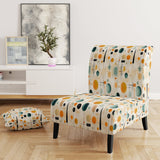 Mcm Abstract Expressions - Mid-Century Accent Slipper Chair