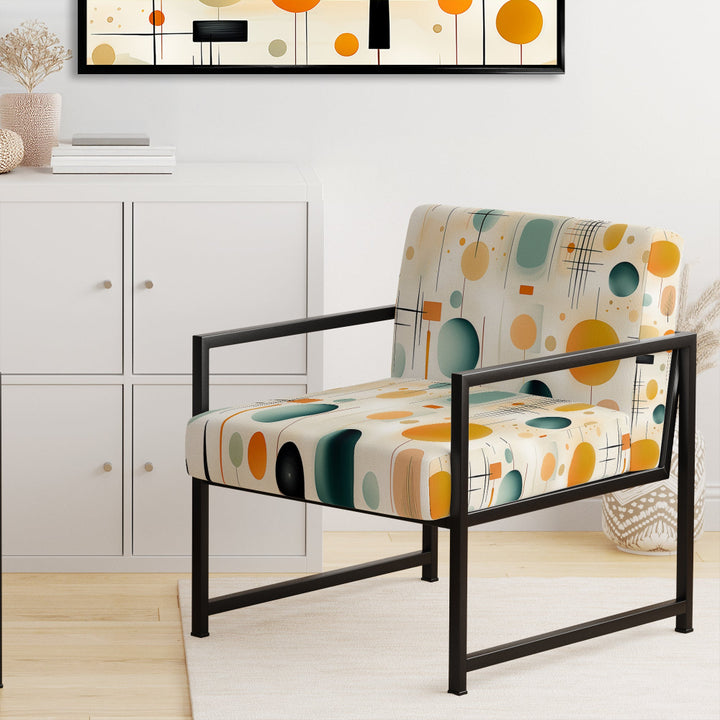 Mcm Abstract Expressions - Mid-Century Accent Slipper Chair