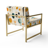 Mcm Abstract Expressions - Mid-Century Accent Slipper Chair
