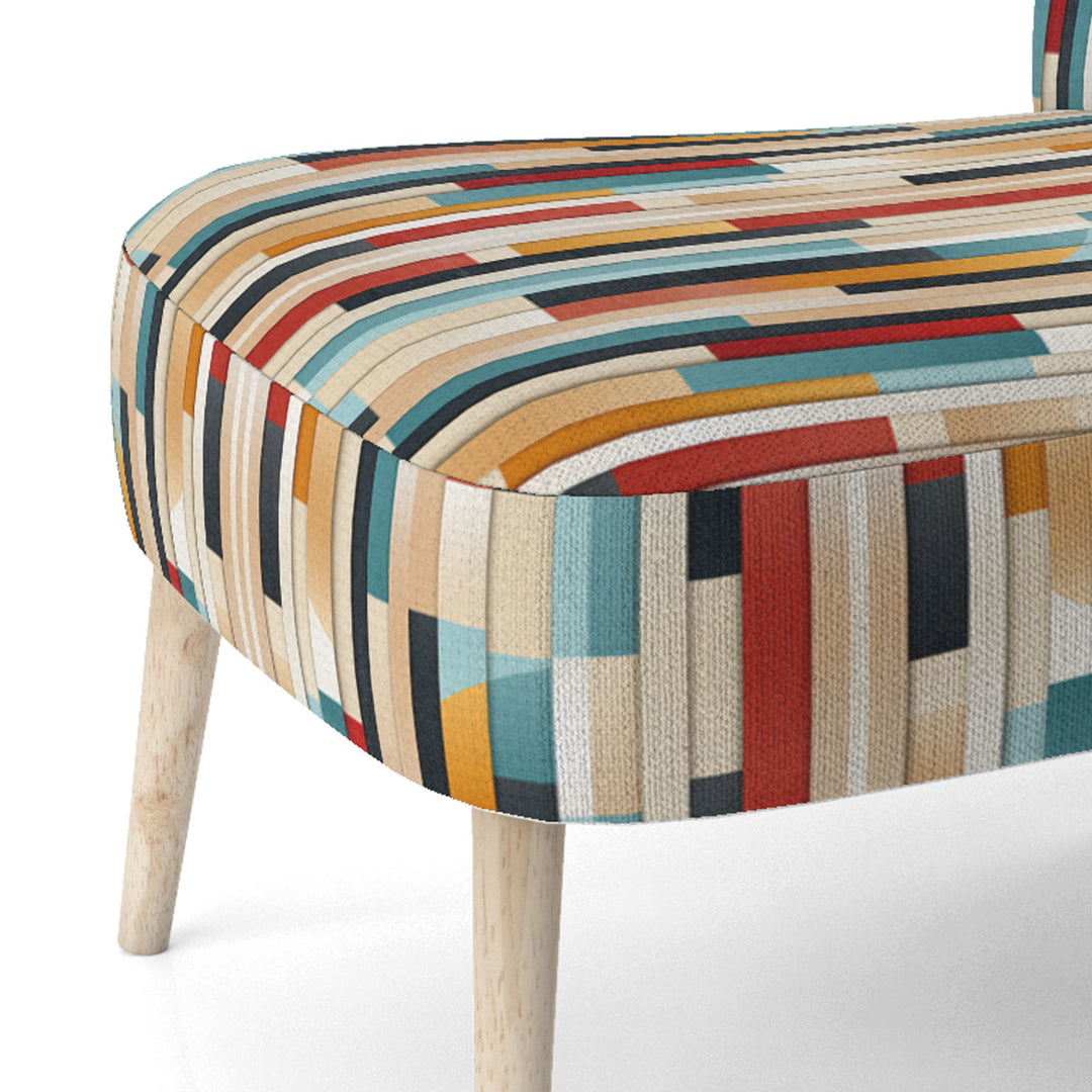Modern Bold Stripes Pattern - Modern Arm Chair
