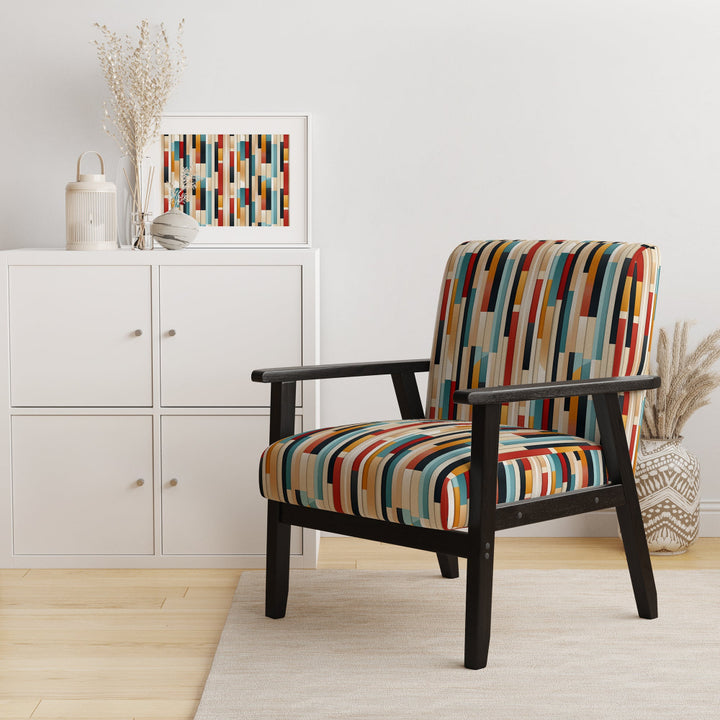 Modern Bold Stripes Pattern - Modern Arm Chair