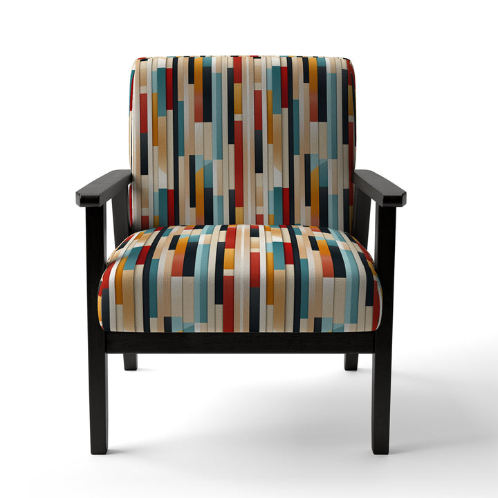 Modern Bold Stripes Pattern - Modern Arm Chair
