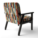 Modern Bold Stripes Pattern - Modern Arm Chair