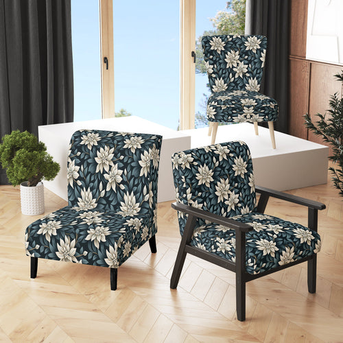 Monochrome Essence - Cottage Accent Slipper Chair