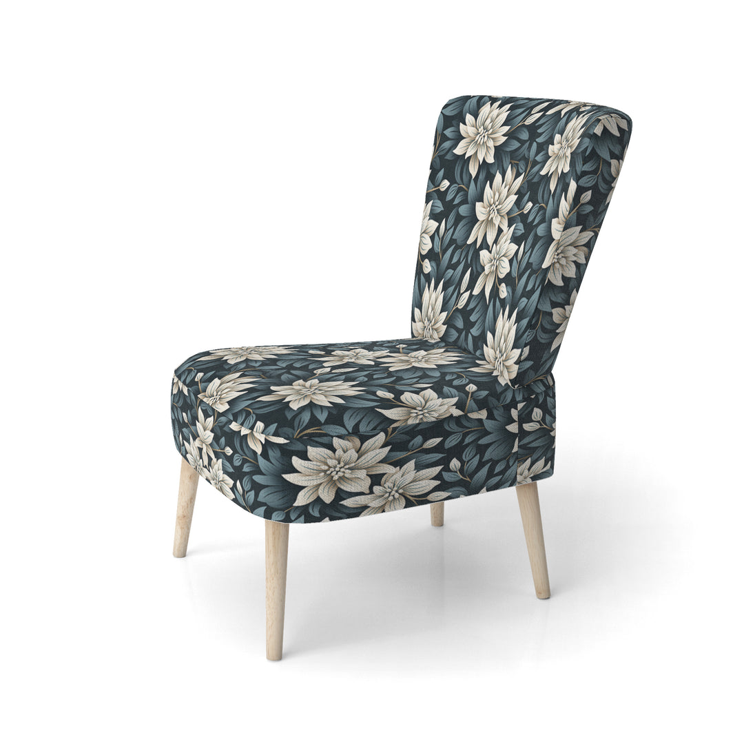 Monochrome Essence - Cottage Accent Slipper Chair