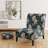 Monochrome Essence - Cottage Accent Slipper Chair