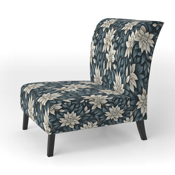 Monochrome Essence - Cottage Accent Slipper Chair