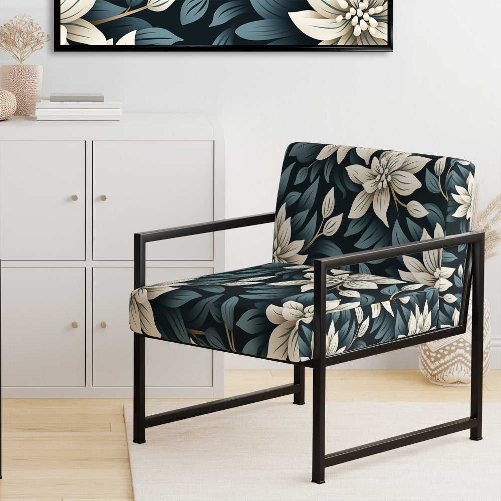 Monochrome Essence - Cottage Accent Slipper Chair
