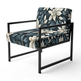 Monochrome Essence - Cottage Accent Slipper Chair