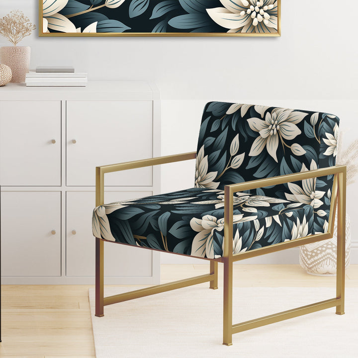 Monochrome Essence - Cottage Accent Slipper Chair