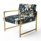 Monochrome Essence - Cottage Accent Slipper Chair