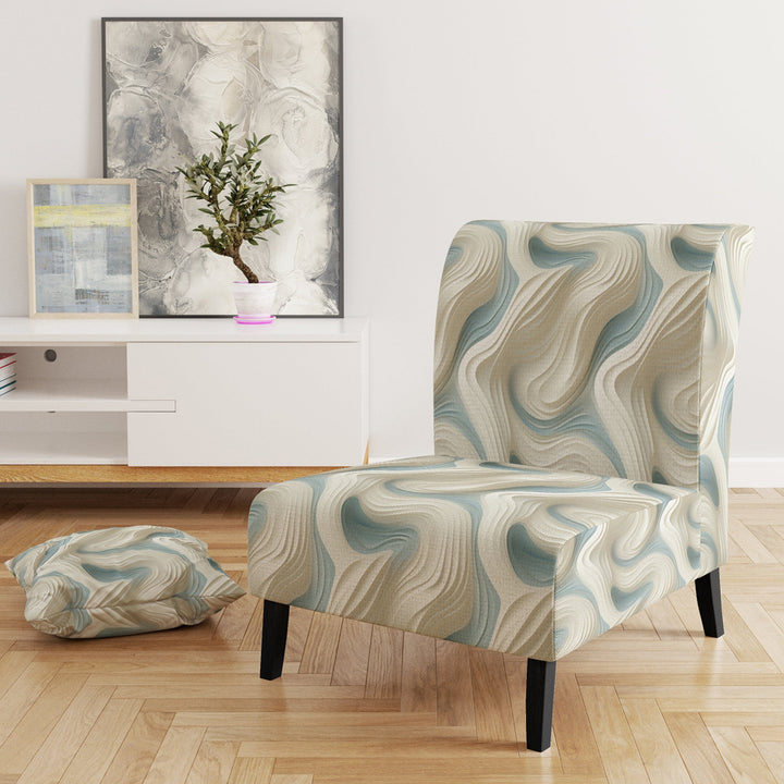 Sculptural Simplicity - Modern Arm Chair