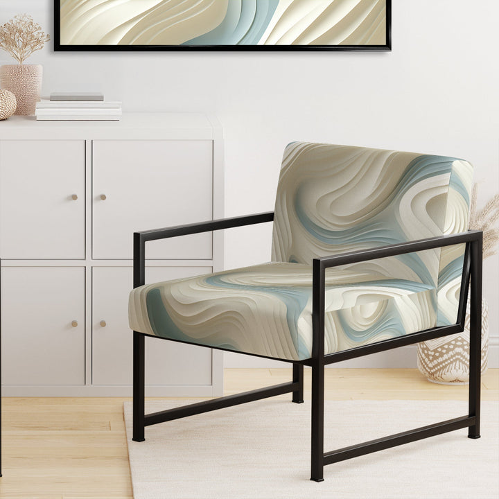Sculptural Simplicity - Modern Arm Chair