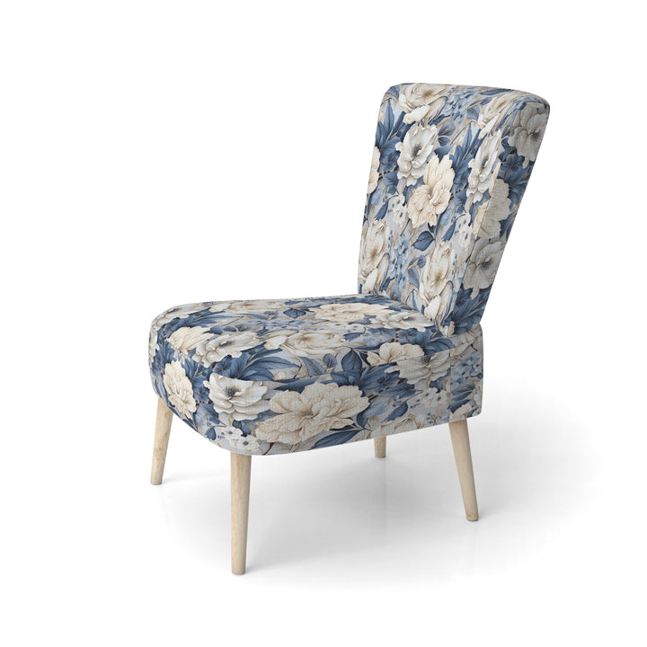 Ethereal Shadows Moody Patterns - Cottage Accent Slipper Chair