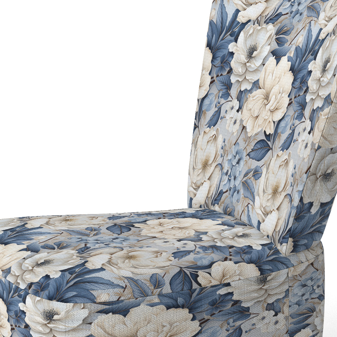 Ethereal Shadows Moody Patterns - Cottage Accent Slipper Chair