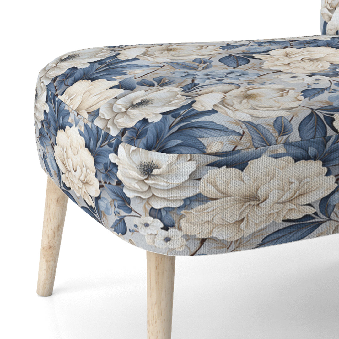 Ethereal Shadows Moody Patterns - Cottage Accent Slipper Chair