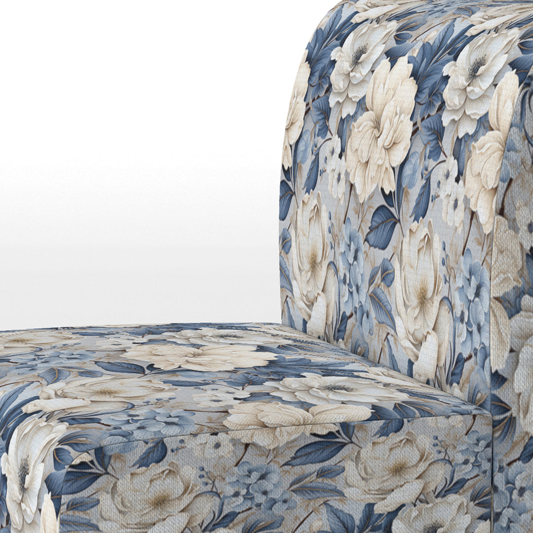 Ethereal Shadows Moody Patterns - Cottage Accent Slipper Chair