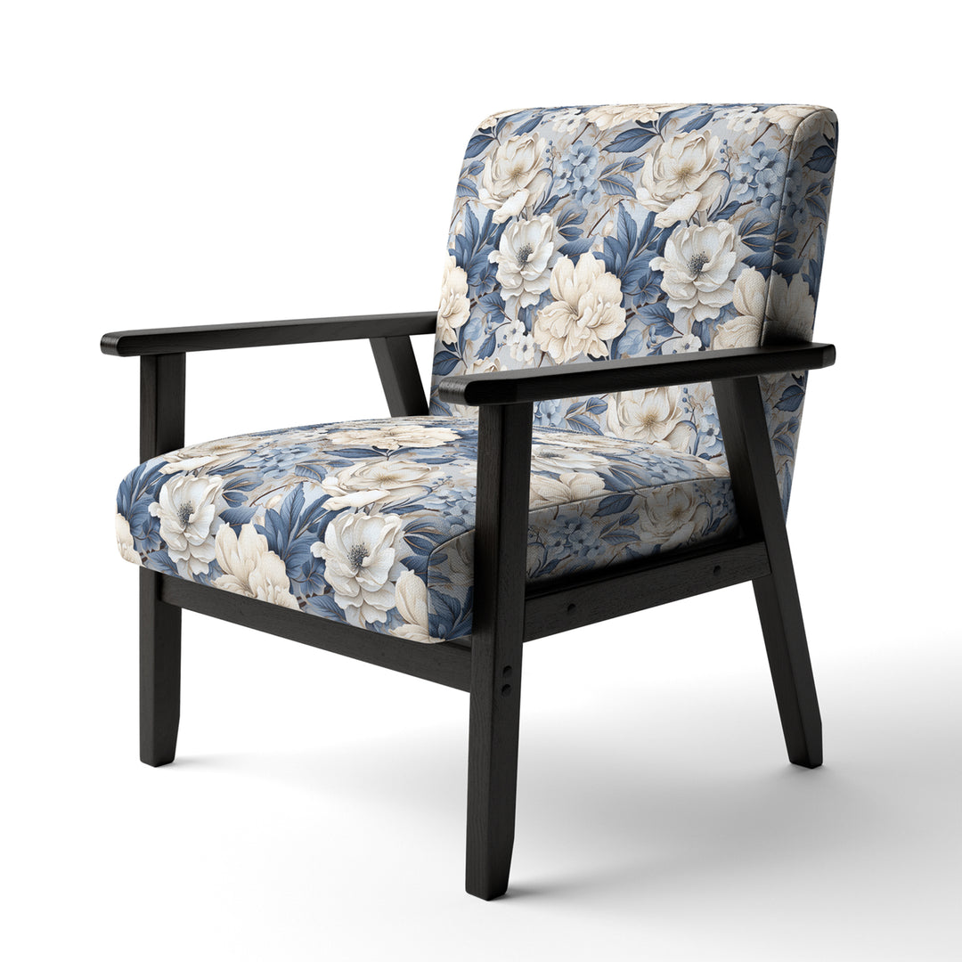 Ethereal Shadows Moody Patterns - Cottage Accent Slipper Chair